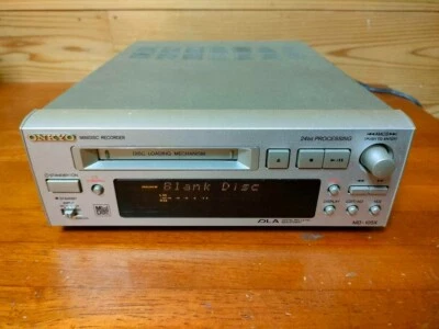 Système audio haute vitesse ONKYO MD Mini Disc Recorder MD-105X argent d'occa... - Photo 1/4