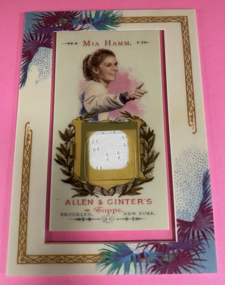 2007 Allen & Ginter Mia Ham #AGB=MH RC Mini Framed Relic Woman's Soccer 250090 - Image 1 of 3