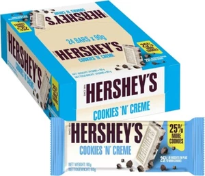 Hershey's Cookies 'N' Creme Chocolate Bar 90g, White Chocolate Bar - Picture 1 of 4