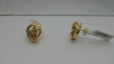 4FUN ARGENTO ORLS307S orecchino argento 925 millesimi donna bottone giallo L/S - Immagine 1 di 4