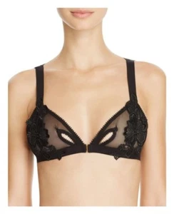 NEW honeydew Intimates 21089 Erica Front-Close Bralette M Black 50044 - Picture 1 of 4