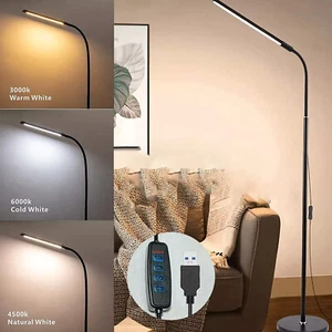 LED Floor Lamp Modern Free Standing Reading Light for Living Room Salon Office - Picture 1 of 24
