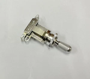 Genuine USA Switchcraft Switch Short Straight CHROME for USA Gibson Guitar - Picture 1 of 1