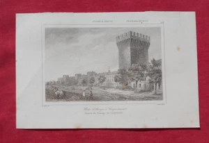 Porte d'Orange en Carpentras - Gravure . - Foto 1 di 2