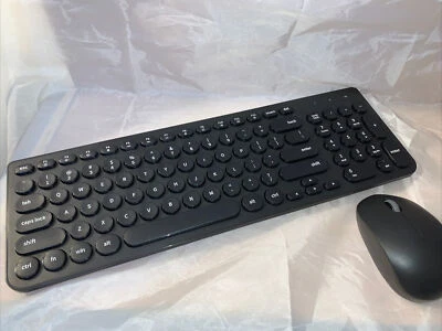Wireless Keyboard & Mouse Combo 2.4G Compact Ultra-Thin Ergonomic Sleek Design_H - Image 1 of 4