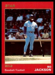 1990 STAR GOLD - #7 BO JACKSON KANSAS CITY ROYALS