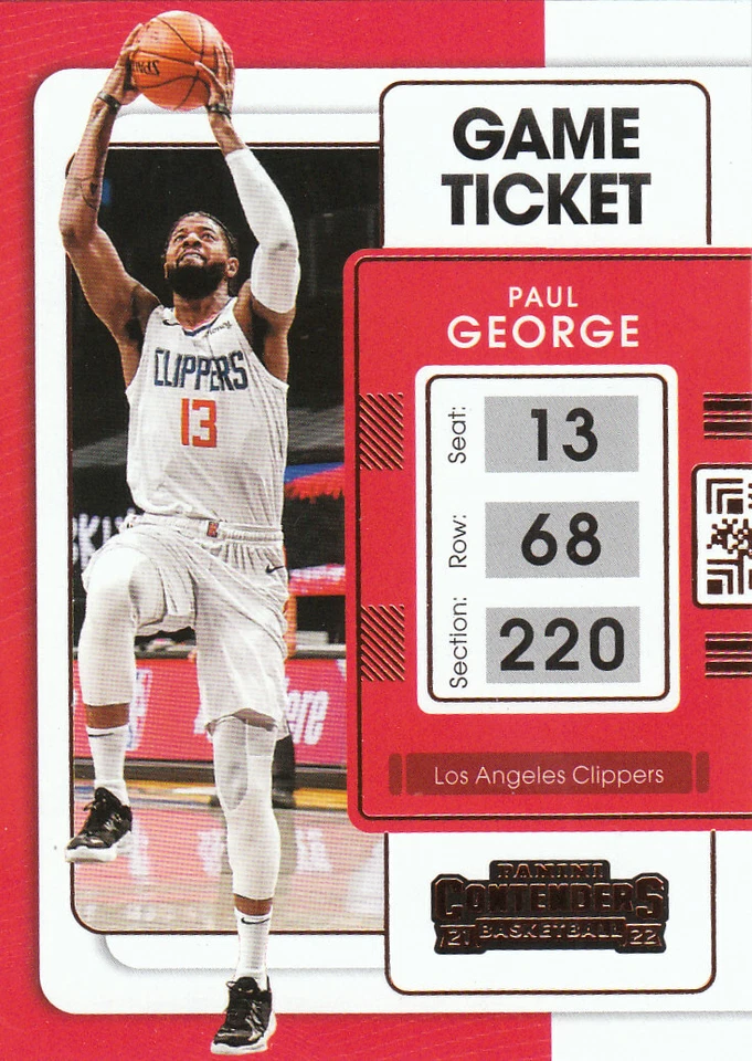 Boleto de juego 2021-22 Playoff Contenders SP bronce #32 Paul George-Clippers Foto 1 de 1