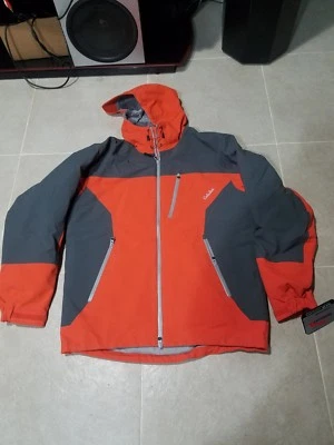 Orange Gortex Cabelas component hunting jacket size medium - Image 1 of 4