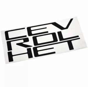 NEW GM 84743985 Chevrolet Colorado Tailgate Lettering Decals  Black 2021-2022 - Picture 1 of 3