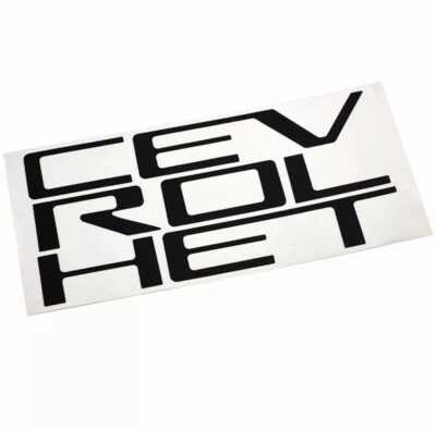 NEW GM 84743985 Chevrolet Colorado Tailgate Lettering Decals  Black 2021-2022 - Image 1 of 3