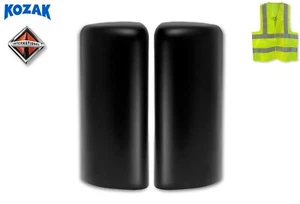 Black Door Mirror Covers Pair Left and Right International LT625 - Foto 1 di 7