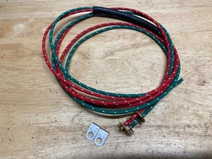 Harley Tail Lamp Wire Harness Panhead WL Shovelhead 1948-69 Cloth Wires - Picture 1 of 4