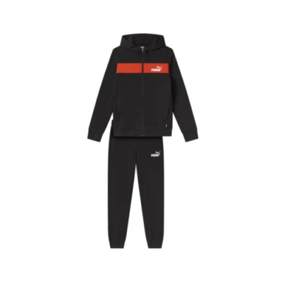 Puma Full Zip Panel Hooded Tracksuit FL Boy Tuta completa da bambino - Imagen 1 de 2