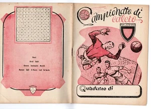 CALCIO  QUADERNO  SCOLASTICO  CALCIO  PALERMO  STAGIONE  1950-51  NON  SCRITTO - Picture 1 of 2
