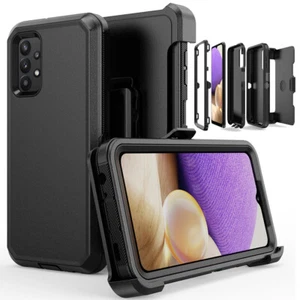 Für Samsung Galaxy A12 A32 A13 5G Hülle Stoßfest Robust Hard Cover mit Gürtelclip - Bild 1 von 47