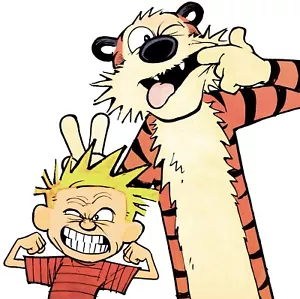 Calvin & Hobbes Iron On Transfer For T-Shirt & Other Light Color Fabrics #3 - Picture 1 of 4