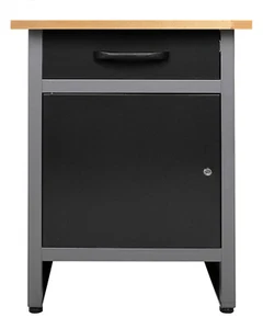Ondis24 Werkbank 60 cm Werktisch Werkstatteinrichtung Metall abschließbare Tür - Bild 1 von 8