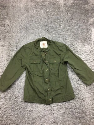 Chaqueta Decree Mujer Talla Mediana Verde Algodón Doble Bolsillo Foto 1 de 4