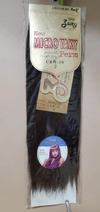 Zury Sew In Weave Micro Yaki Straight Human Hair Extensions - Brown 2 CRW-10 10" - Picture 1 of 7