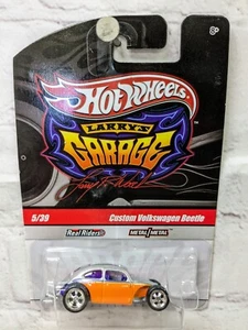 Hot Wheels Larry's Garage ~ Orange Custom Volkswagen Beetle ~ CHASE (See Pics) - Picture 1 of 3