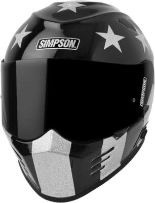 SIMPSON VENOM (BANDIT) STING RAE BLACK FULL FACE MOTORCYCLE HELMET ECE2206