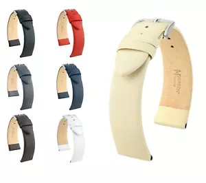 HIRSCH Italian Calfskin Watch Band "Toronto", 16-22 mm, 4 colors, new! - Picture 1 of 14