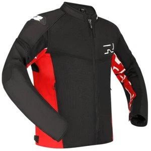 RICHA STRADALE Black/Red Motorcycle Sports MESH Airflow Vented Textile Jacket - Picture 1 of 8