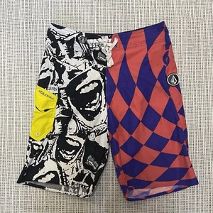 Volcom Men's Cinch Fly Pure Function Board Shorts Size 30 Multicolor - Picture 1 of 10