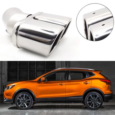Tubo de escape con punta de silenciador de escape de doble salida para Nissan Rogue Sport 2017-up #2066 Foto 1 de 4
