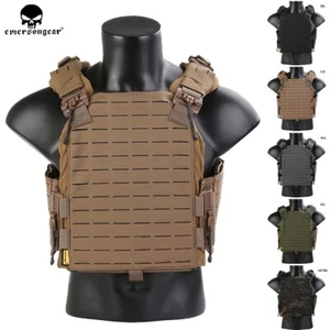 EMERSON Tactical Vest Lasercut Molle Laser Cut Plate Carrier W/ROC Quick Release - Picture 1 of 16