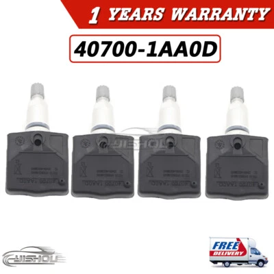 Sensor de presión de neumáticos TPMS 40700-1AA0D para Nissan Titan Murano Pathfinder 4 un. Foto 1 de 4