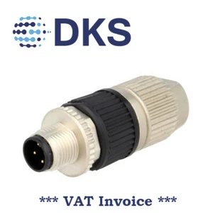 Harting 21032121305 Cable Plug M12 4P Male HARAX A Coded DeviceNet 001475 - Picture 1 of 12