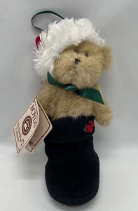 Neu mit Etikett Boyd’s Bears kleiner Bär Plüsch The Head Bean Collection S.C. Bootsley 5 Zoll - Bild 1 von 6