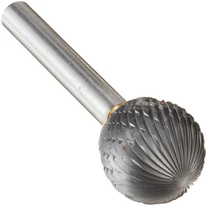SD-7 Carbide Burr/Rotary File Ball-End Double Cut for Die Grinder 3/4" Dia. x... - Picture 1 of 8
