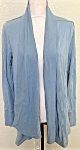 Cárdigan envolvente restaurado Athleta Pranayama para mujer M verde azulado mezcla modal agujeros para los pulgares - Imagen 1 de 6