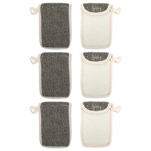 6 Pezzi Sacchetti di Sapone in Lino Sacchetti Salvasapone con Disegno Flip per Bagno - Foto 1 di 12