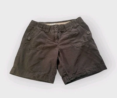 Vintage 90s Y2k Dalia Collection Black Bermuda Shorts Skater Cotton 10 Cargo - Image 1 of 4