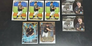 Paul Skenes Rookie Card Lot - 2023 Bowman Draft - 7 Card Pack Fresh/NM/Mint - Picture 1 of 2
