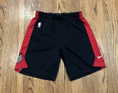 Pantalones Cortos de Baloncesto NBA Portland Trail Blazers Nike Dri Fit Malla Cordón Grandes Foto 1 de 4