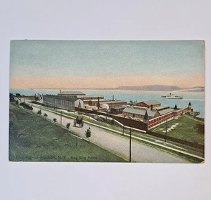 Postal antigua de Hugh C. Leighton de Nueva York de Ossining-On-Hudson de la prisión de Sing Sing Sing - Imagen 1 de 3