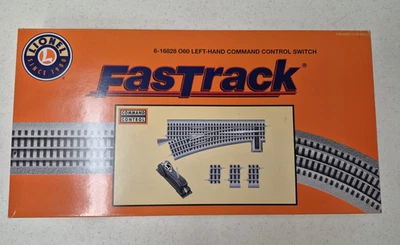 Lionel O Gauge Fastrack 6-16828 O60 Left-hand Command Control Remote Switch - Image 1 of 4