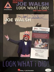 Best of Joe Walsh Signed - Look what I Did! & Then Some Book. JSA COA Autograph - Picture 1 of 11