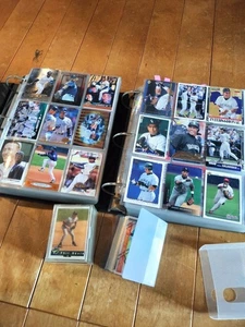 BBM Topps MLB Baseball Card Collection Binder Lot Griffey Ripken Clemens - Picture 1 of 9
