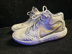 Zapatos de baloncesto Nike KD Trey VIII platino puro dorado talla 6Y Kevin Durant - Imagen 1 de 16