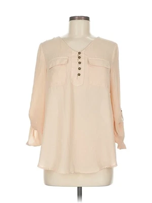 Blusa Tinley Road para mujer marfil manga 3/4 M Foto 1 de 4