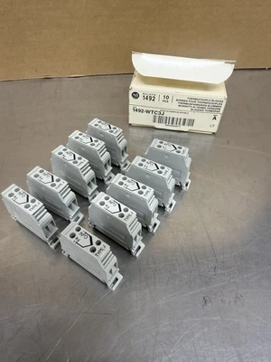 Box Of 10 Allen Bradley 1492-WTC3  Thermocouple Blocks Type J New - Image 1 of 4