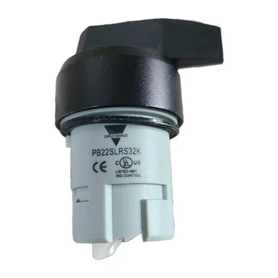 Carlo Gavazzi PB22SLRS32K SEL Mango Largo Negro 3POS L C-R - Nueva Caja Abierta Foto 1 de 2