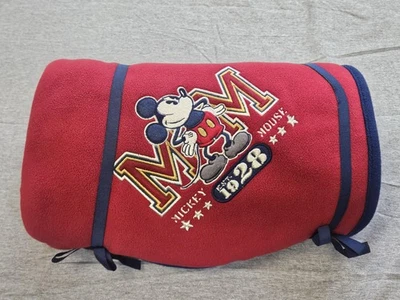 Disney Store Exclusive Mickey Mouse 1928 Fleece Throw Blanket 60x50 Embroidered - Image 1 of 4