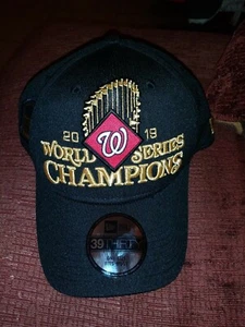 NEW ERA MLB 39/30 Wash Nationals 2019 World Series Champs Locker Room Hat NWT - Picture 1 of 7