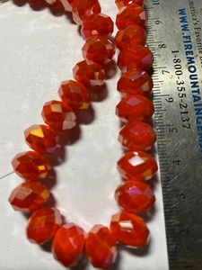 Chinarovski Faceted Glass Crystal Rondelle Space Beads 12mm - Picture 1 of 84